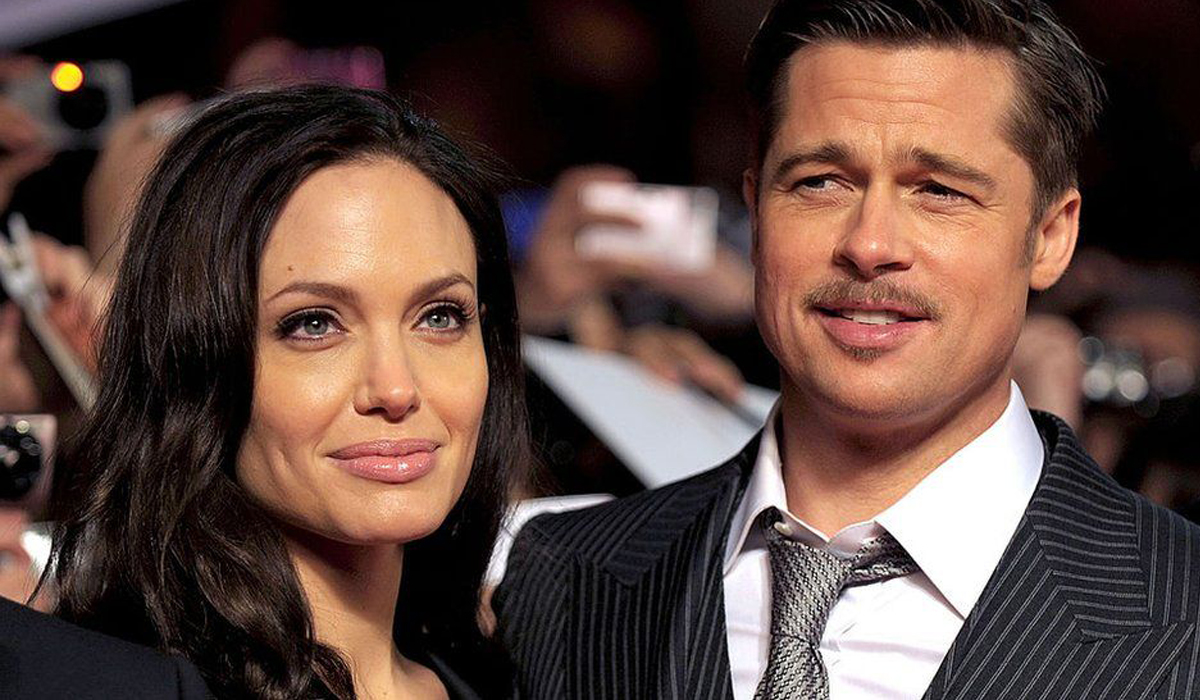 Angelina Jolie with Brad Pitt